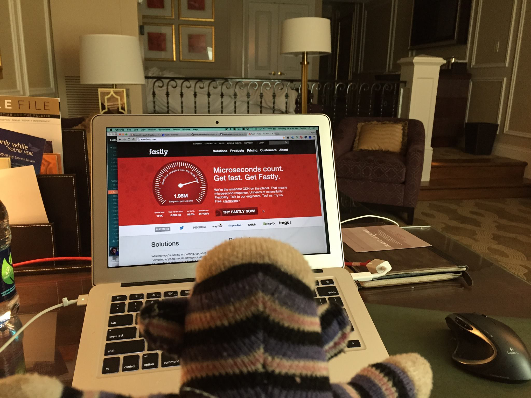 My view from The Venetian hotel